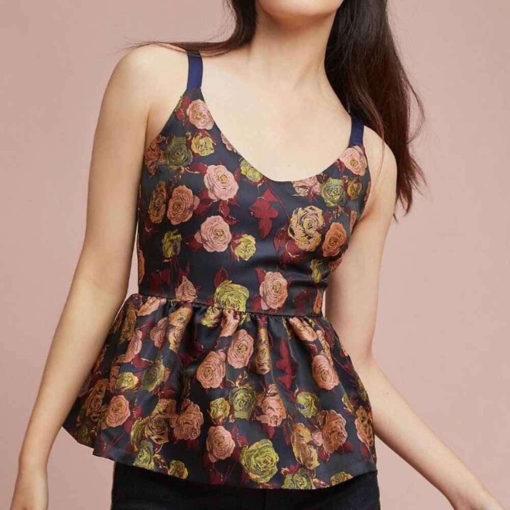 Anthropologie | Sunday in Brooklyn Jacquard Peplum - Picture 7 of 8